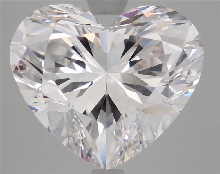 7.28ct F VS1 Rare Carat Ideal Cut Heart Lab Grown Diamond