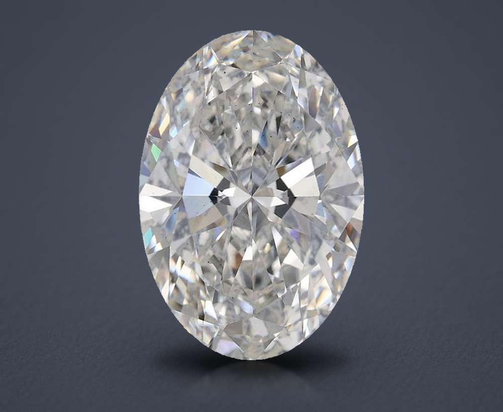 5.60 Carat Oval Lab Diamond