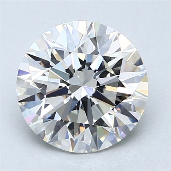 2.01ct I VS2 Rare Carat Ideal Cut Round Diamond