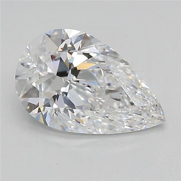 1.37ct D VVS2 Rare Carat Ideal Cut Pear Lab Grown Diamond