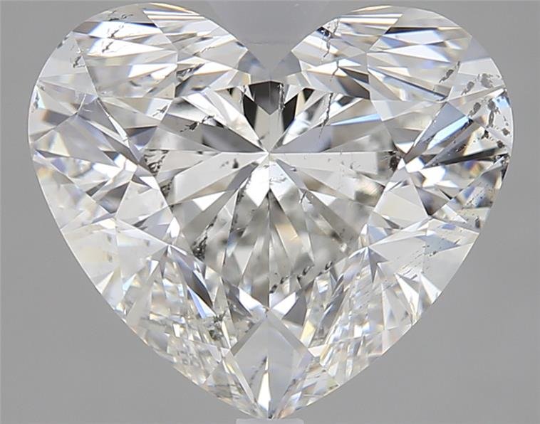 3.05ct G SI2 Rare Carat Ideal Cut Heart Diamond