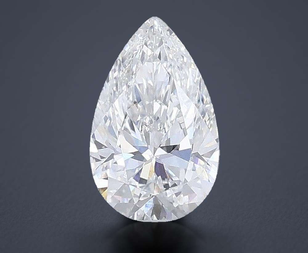 0.54 Carat Pear Lab Diamond