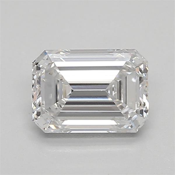 0.66ct D VVS2 Excellent Cut Emerald Lab Grown Diamond