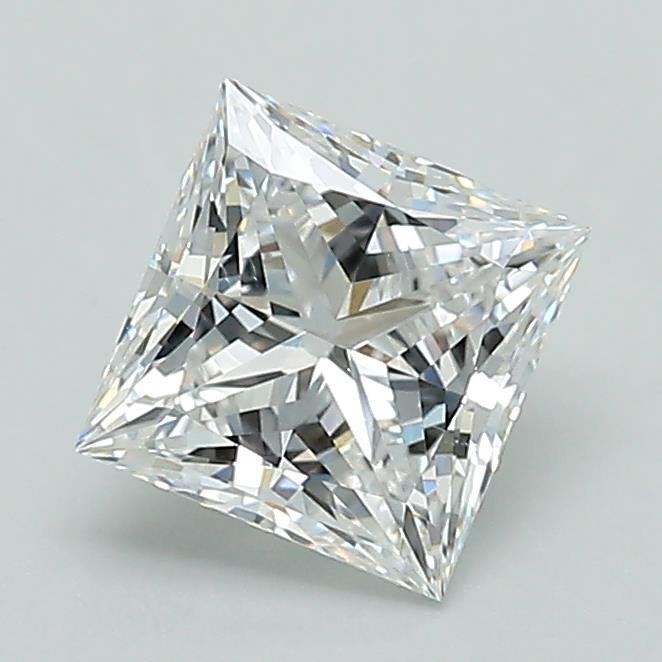 1.08ct D VS2 Rare Carat Ideal Cut Princess Lab Grown Diamond