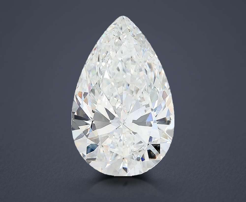 9.26 Carat Pear Lab Diamond