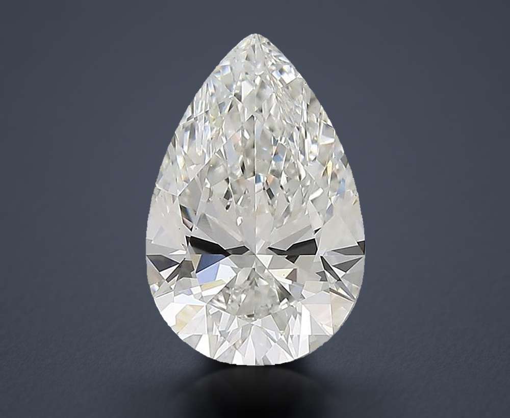 2.59 Carat Pear Lab Diamond