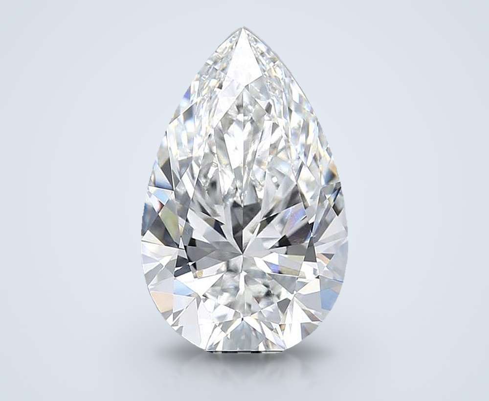 5.30 Carat Pear Lab Diamond