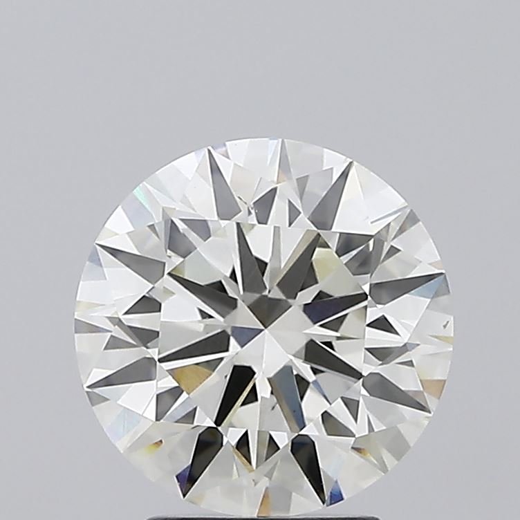 3.06ct J VS2 Rare Carat Ideal Cut Round Lab Grown Diamond