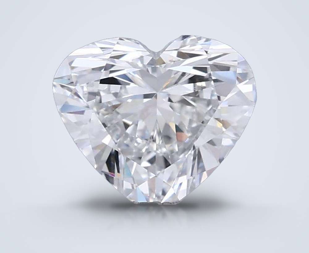 1.00 Carat Heart Lab Diamond