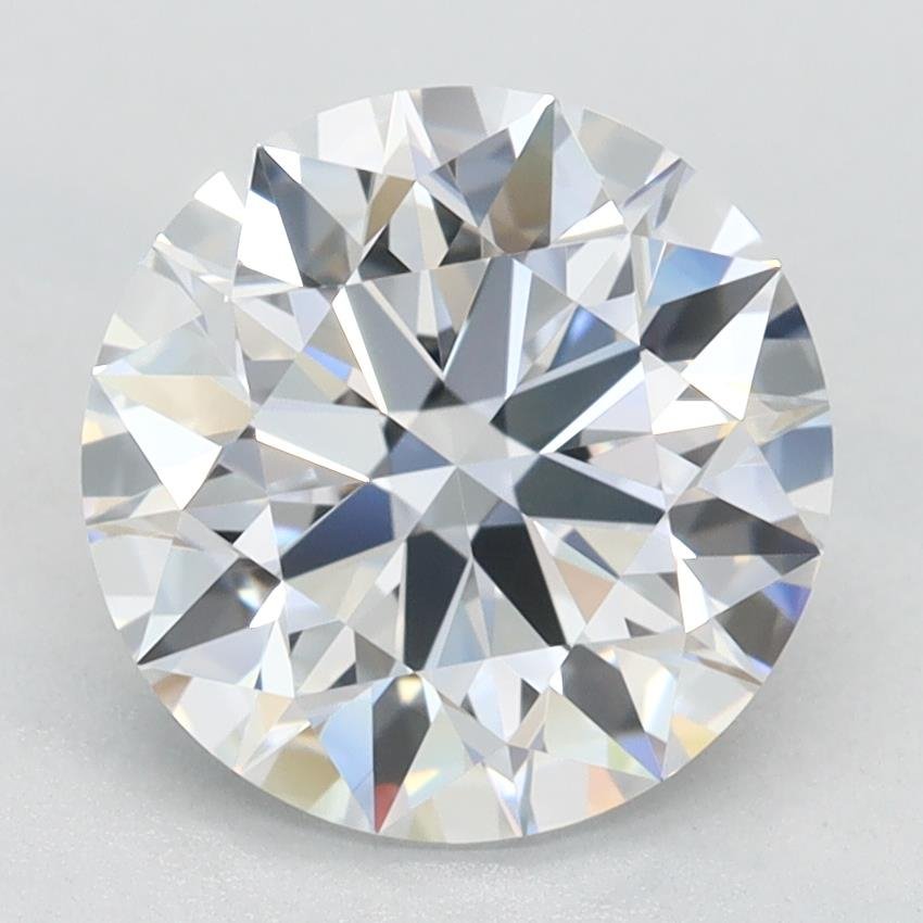 2.18ct D VVS1 Rare Carat Ideal Cut Round Lab Grown Diamond