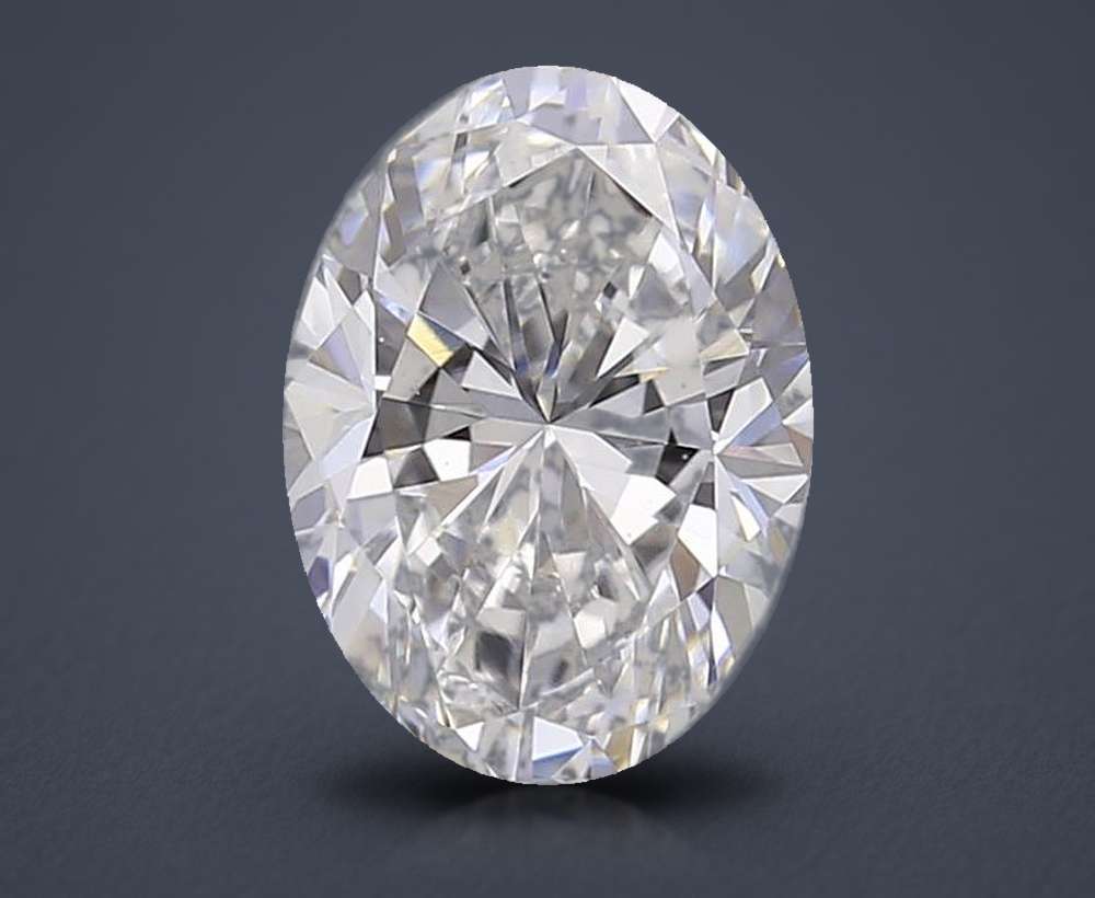 0.63 Carat Oval Lab Diamond