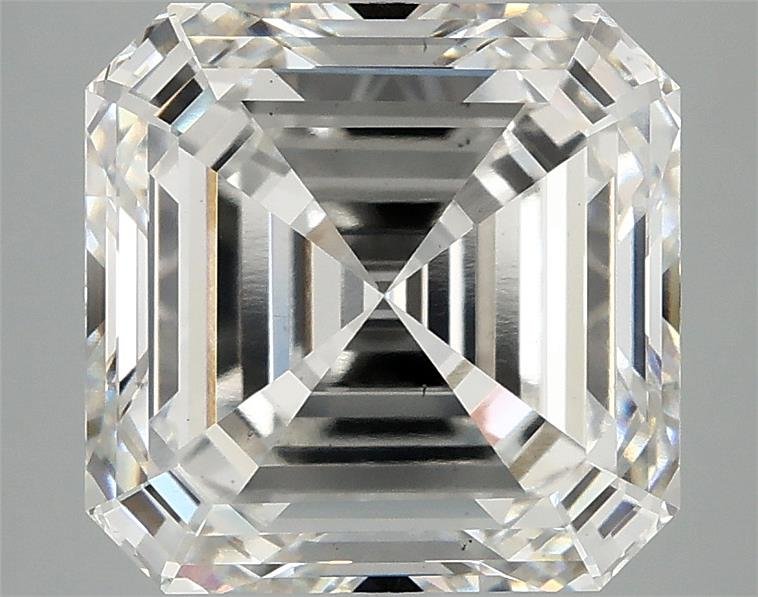 5.05ct F VS1 Excellent Cut Asscher Lab Grown Diamond
