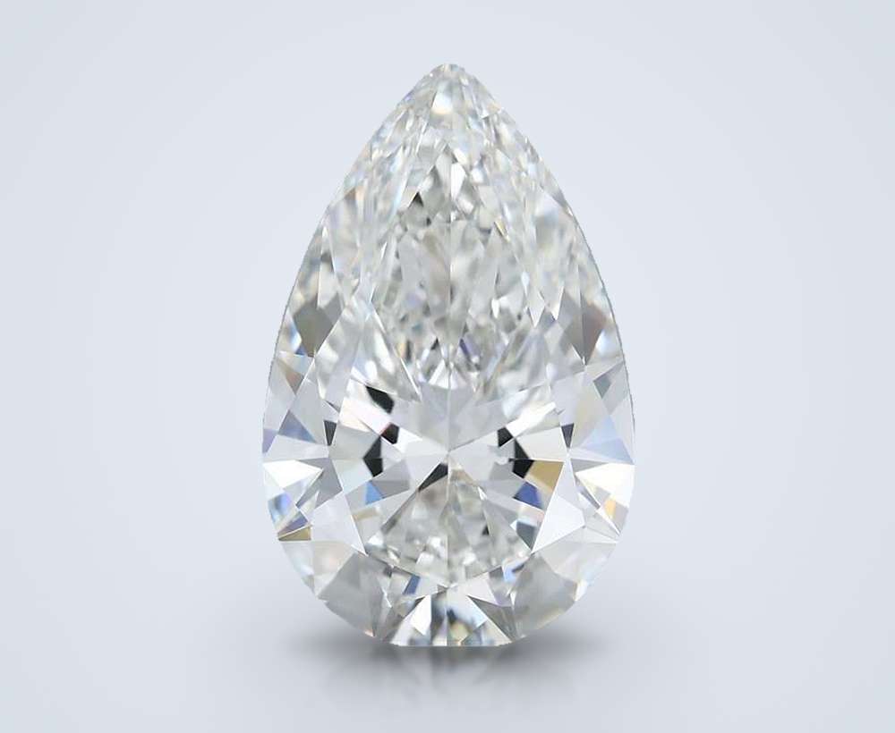 6.37 Carat Pear Lab Diamond