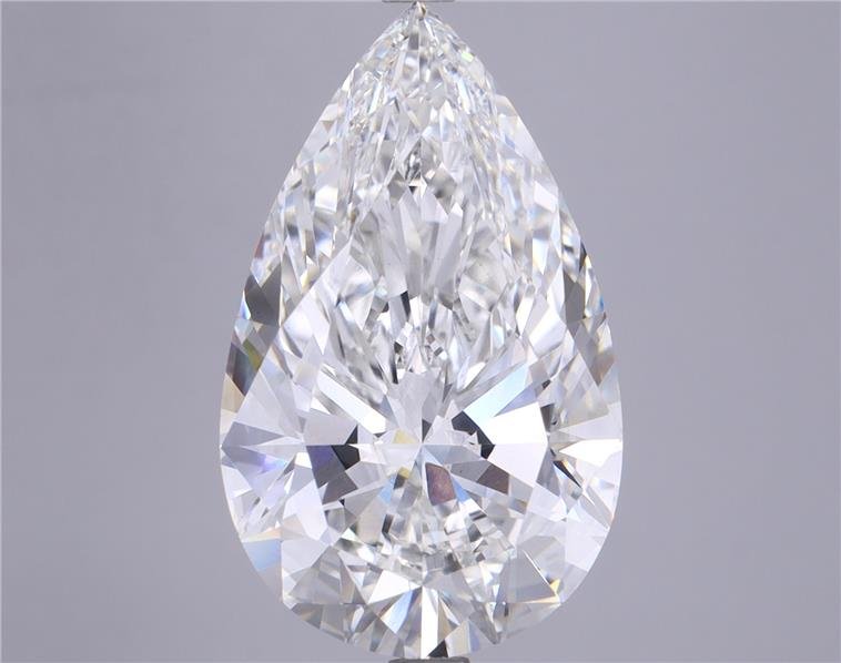 7.71ct G VS2 Rare Carat Ideal Cut Pear Lab Grown Diamond