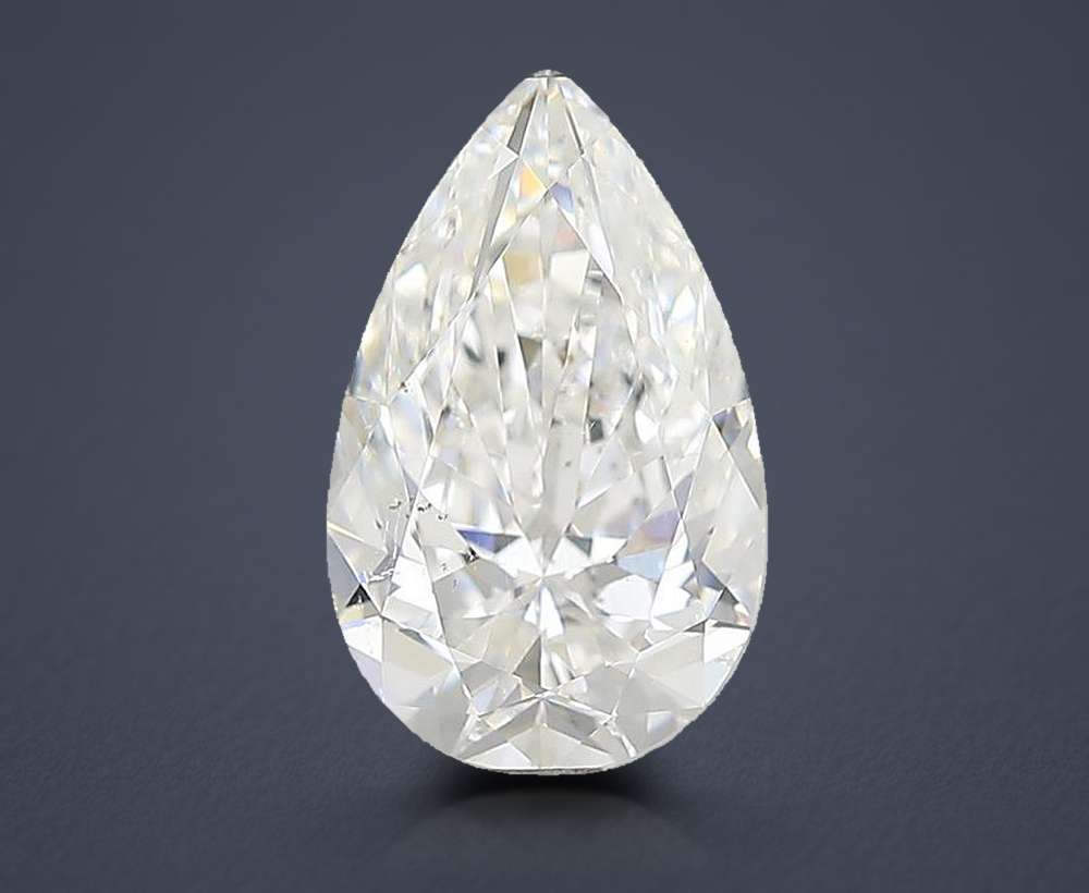 2.51 Carat Pear Natural Diamond