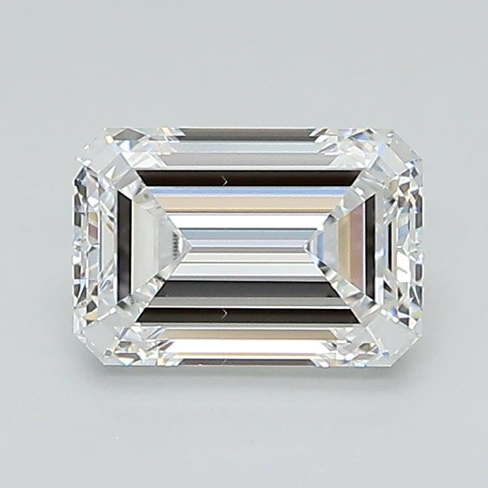 1.03ct D VS2 Rare Carat Ideal Cut Emerald Lab Grown Diamond