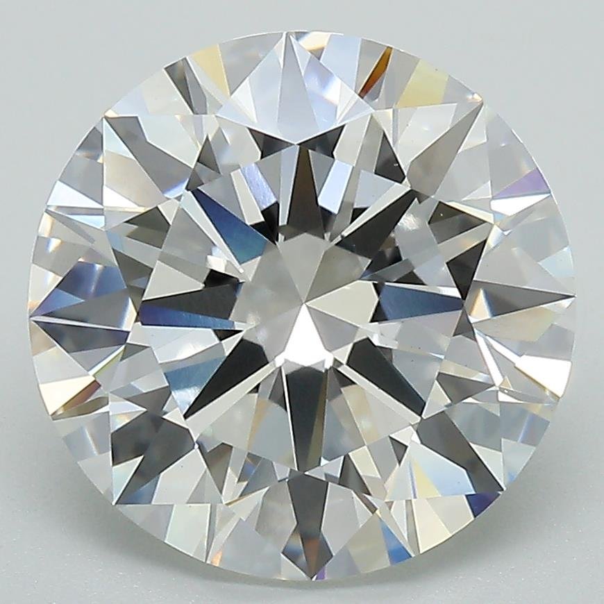 5.01ct G VS1 Rare Carat Ideal Cut Round Lab Grown Diamond