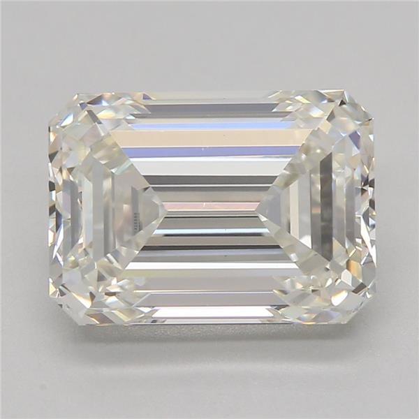 2.50ct I VVS2 Rare Carat Ideal Cut Emerald Lab Grown Diamond