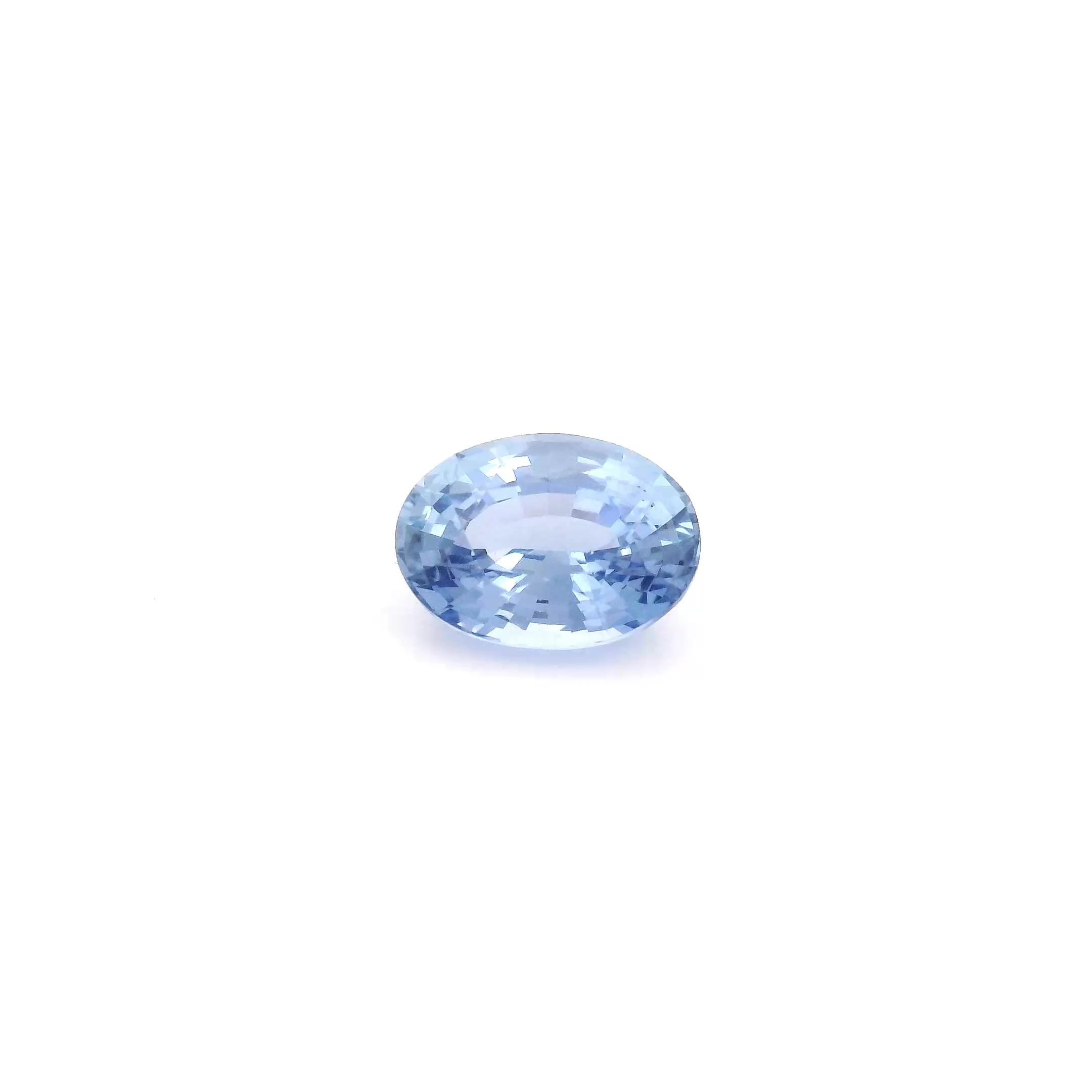 1.03 Carat Blue Oval Sapphire