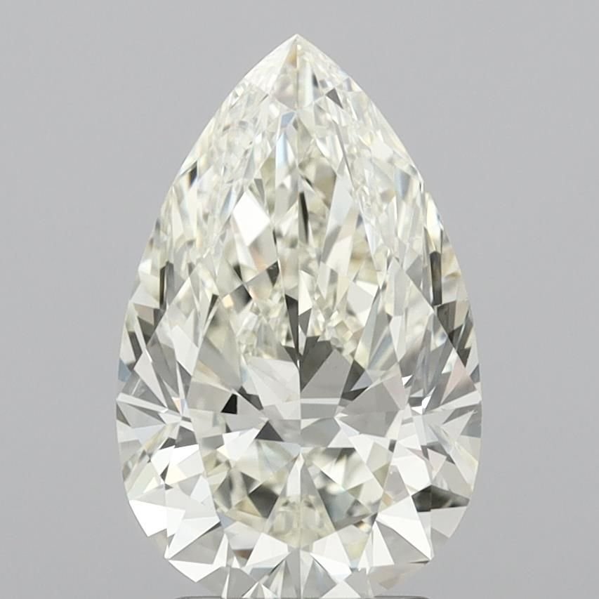 2.67ct J VS2 Rare Carat Ideal Cut Pear Diamond