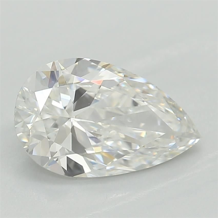 0.84ct D VS1 Rare Carat Ideal Cut Pear Lab Grown Diamond