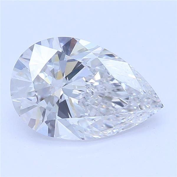 0.70ct F VVS2 Rare Carat Ideal Cut Pear Lab Grown Diamond