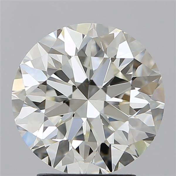 3.07ct J VVS2 Excellent Cut Round Diamond