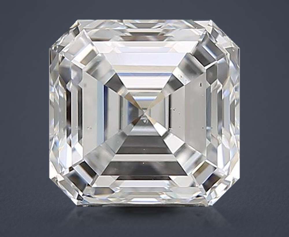 2.01 Carat Asscher Natural Diamond