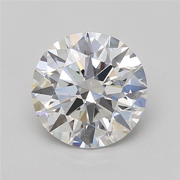 2.57ct E VS2 Rare Carat Ideal Cut Round Lab Grown Diamond