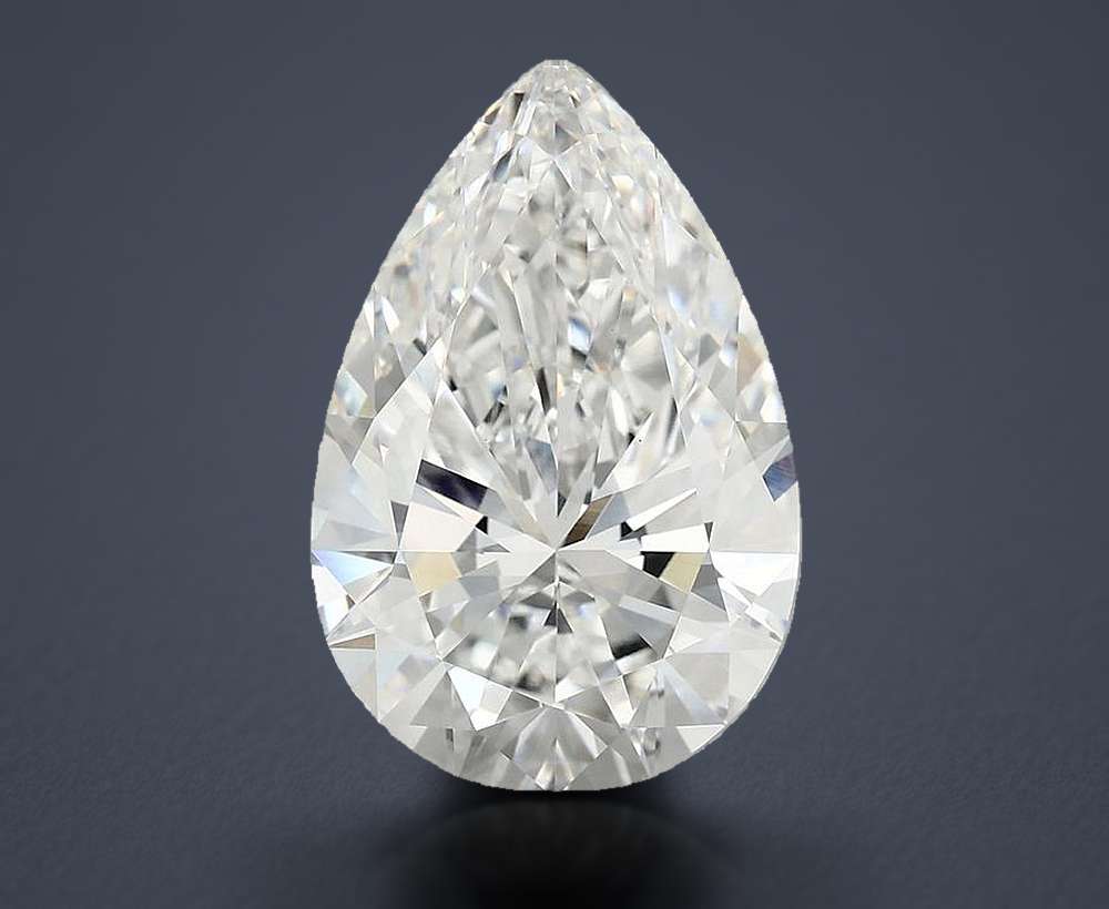 5.56 Carat Pear Lab Diamond