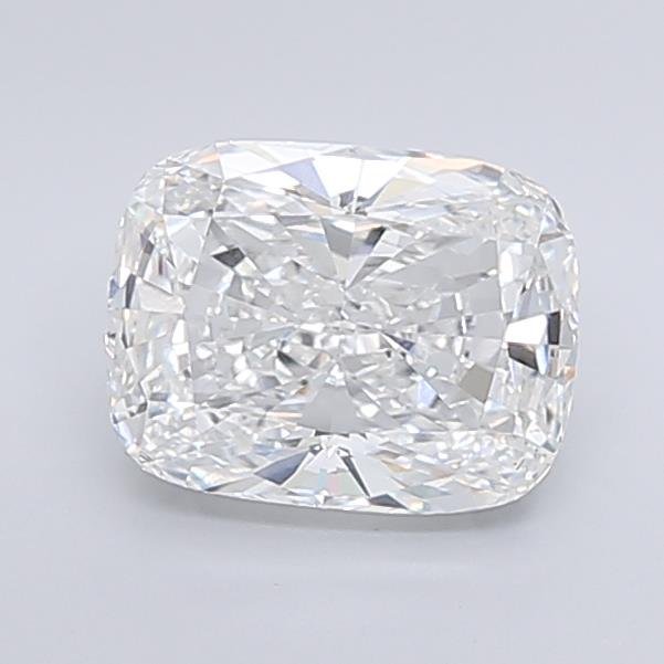 2.84ct E VVS2 Rare Carat Ideal Cut Cushion Lab Grown Diamond