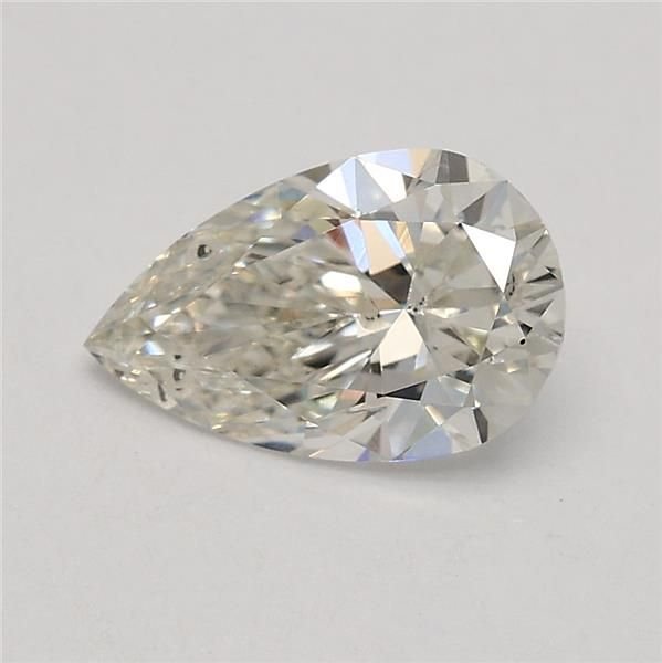 0.71ct H SI2 Rare Carat Ideal Cut Pear Lab Grown Diamond