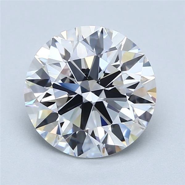 2.17ct D VVS2 Excellent Cut Round Diamond