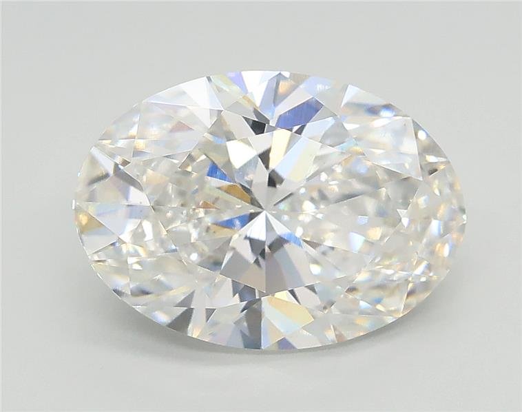 2.52ct F VS2 Rare Carat Ideal Cut Oval Lab Grown Diamond