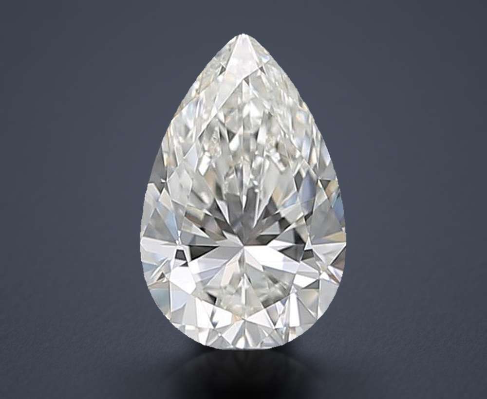 0.51 Carat Pear Natural Diamond