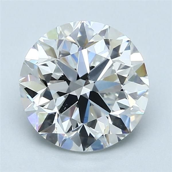 3.02ct E VS2 Very Good Cut Round Diamond