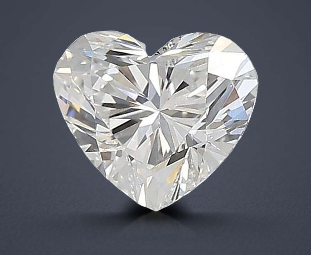0.96 Carat Heart Lab Diamond