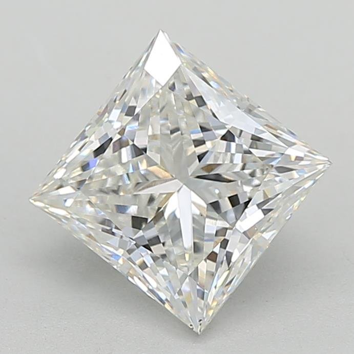 3.03ct G VS2 Rare Carat Ideal Cut Princess Lab Grown Diamond