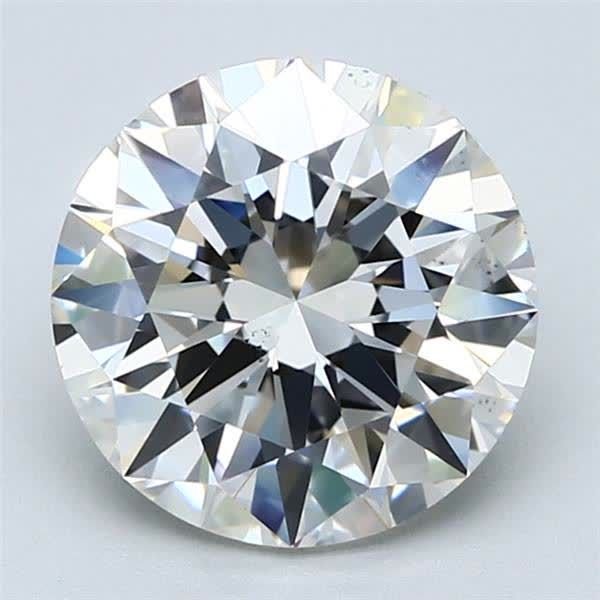 3.50ct H VS2 Rare Carat Ideal Cut Round Diamond