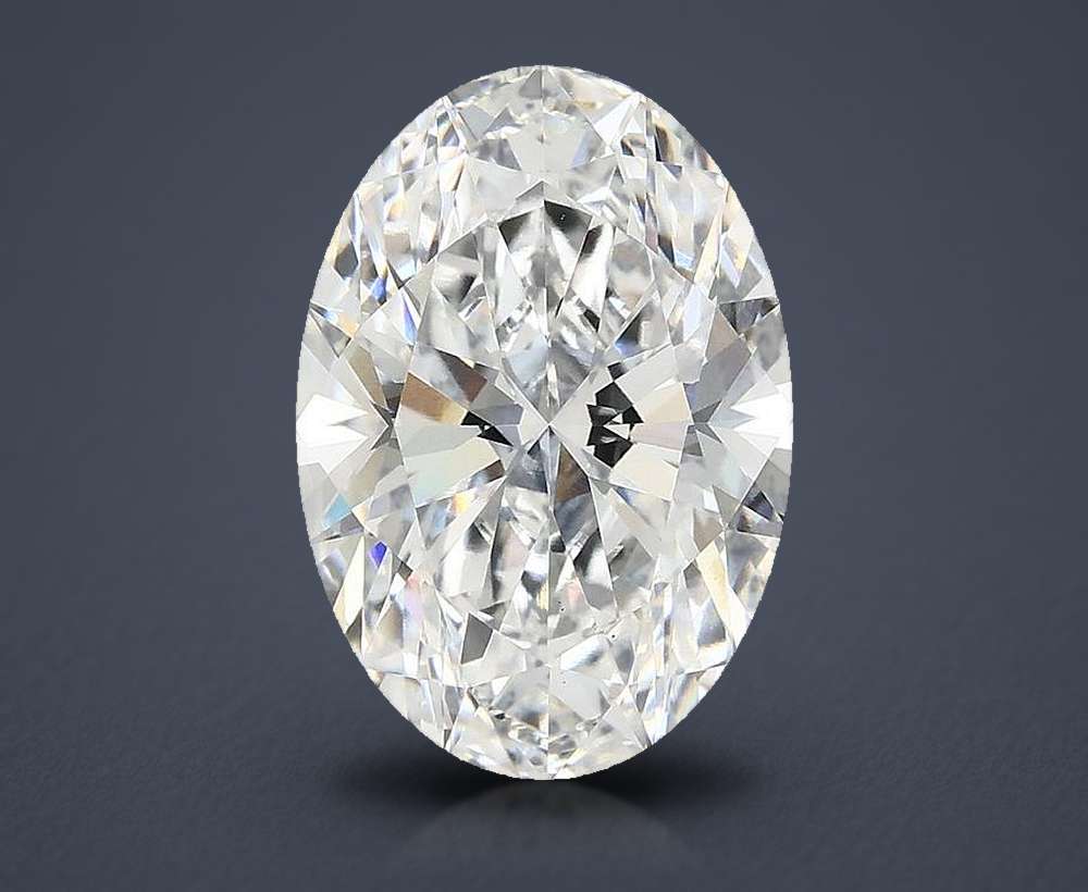 3.87 Carat Oval Lab Diamond