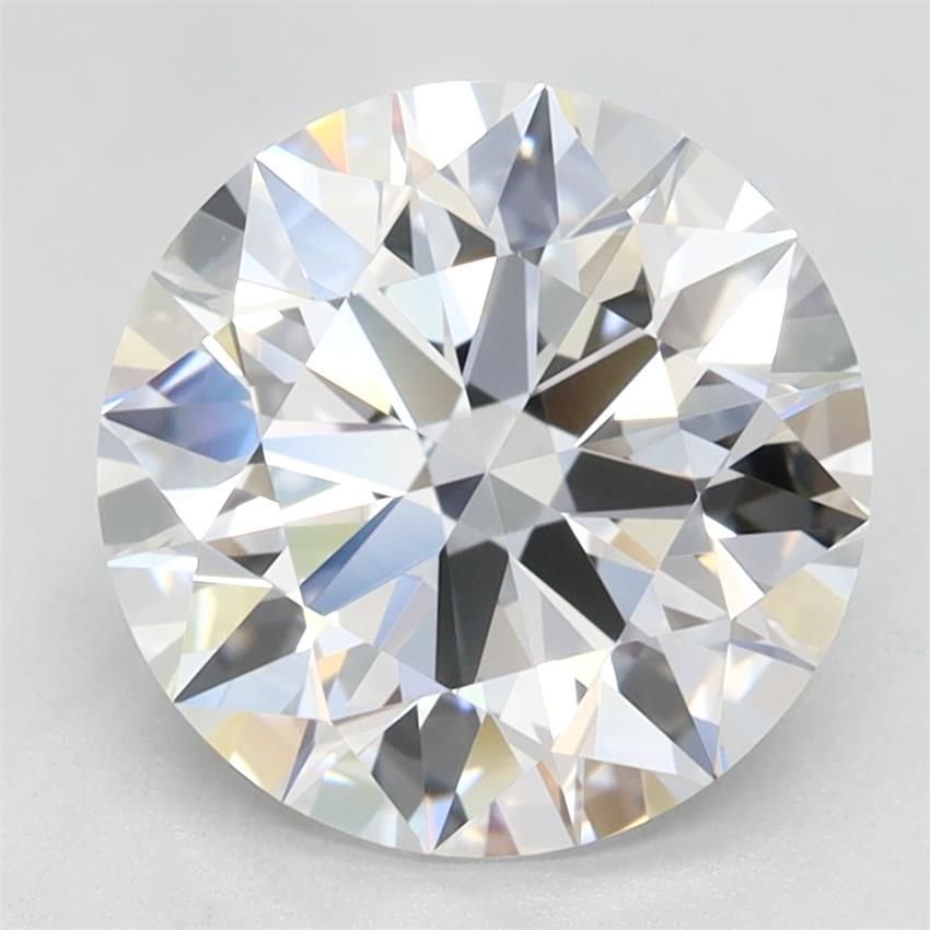 2.61ct D VVS1 Rare Carat Ideal Cut Round Lab Grown Diamond