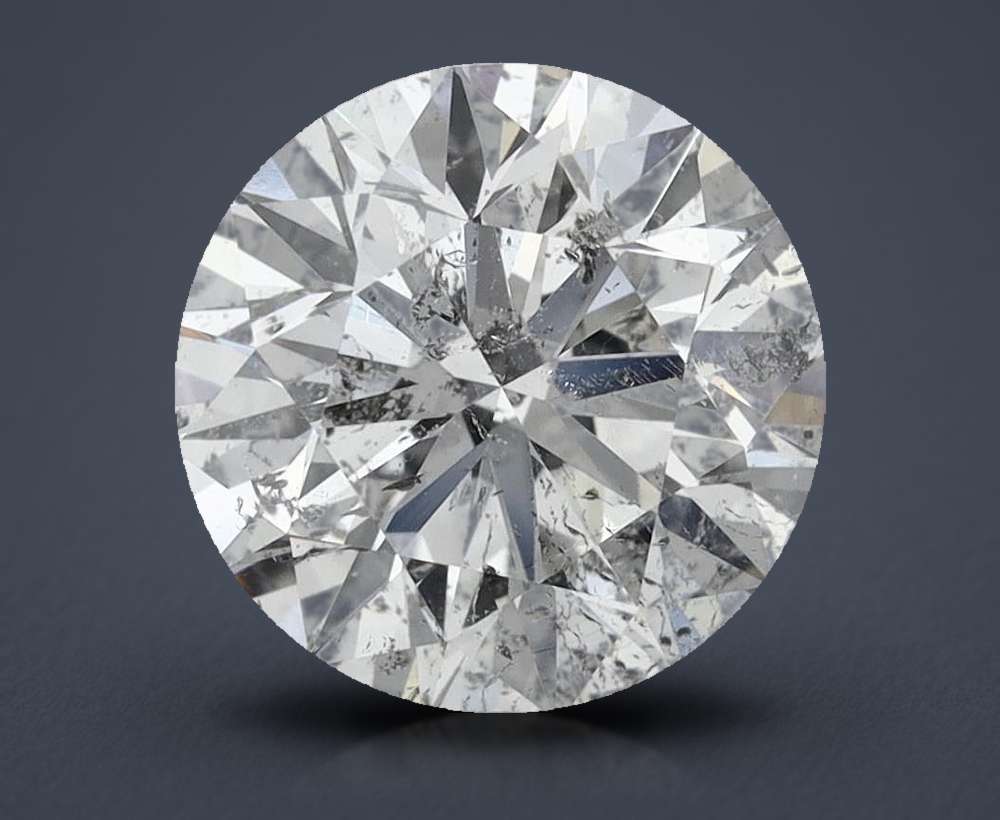1.71 Carat Round Natural Diamond