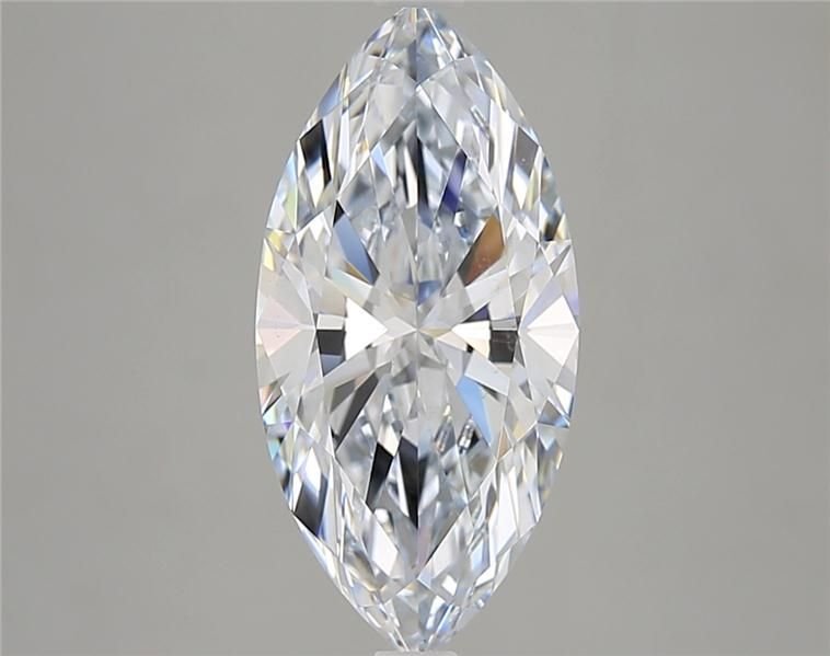 3.02ct H VS2 Rare Carat Ideal Cut Marquise Lab Grown Diamond