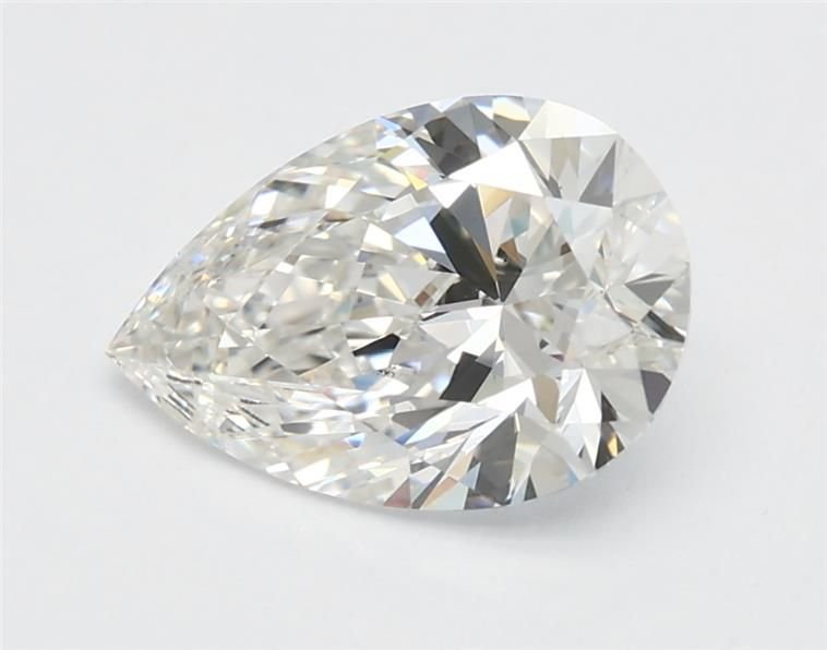 1.17ct F VS2 Rare Carat Ideal Cut Pear Lab Grown Diamond