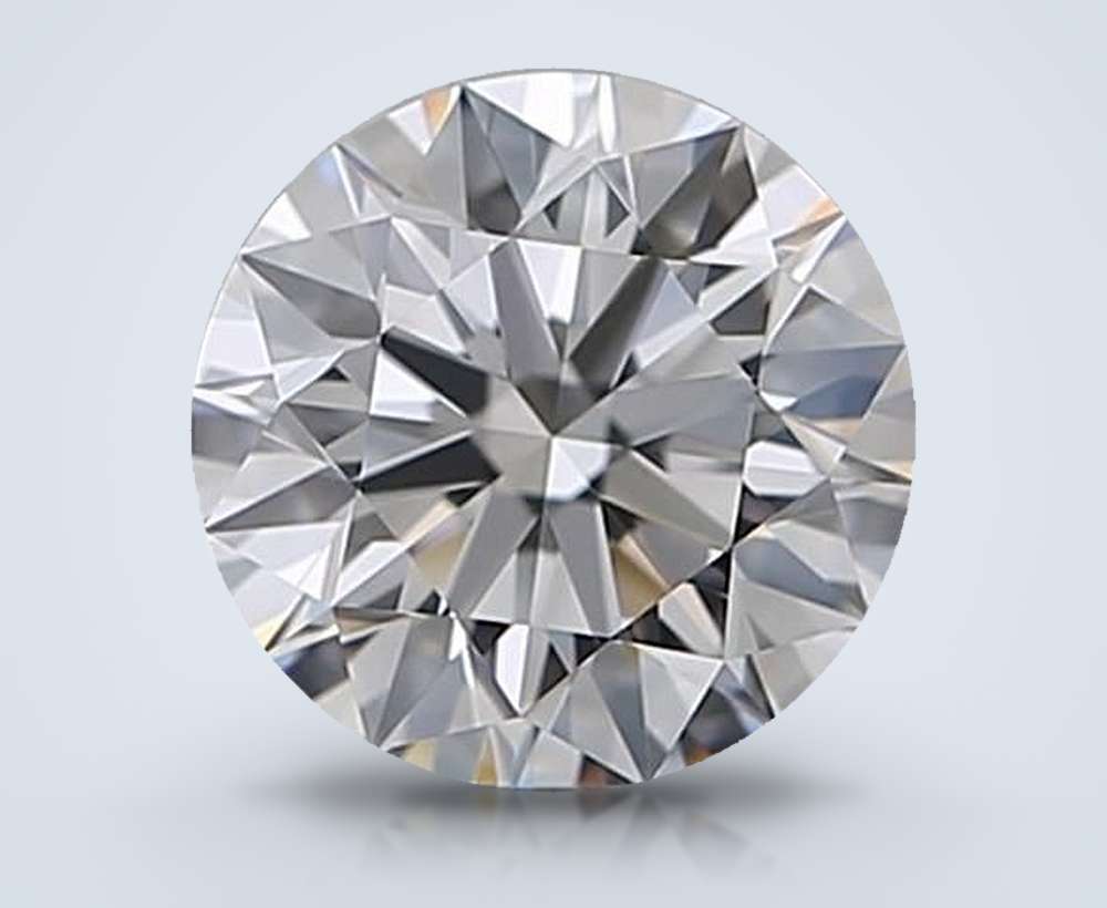 0.57 Carat Round Natural Diamond