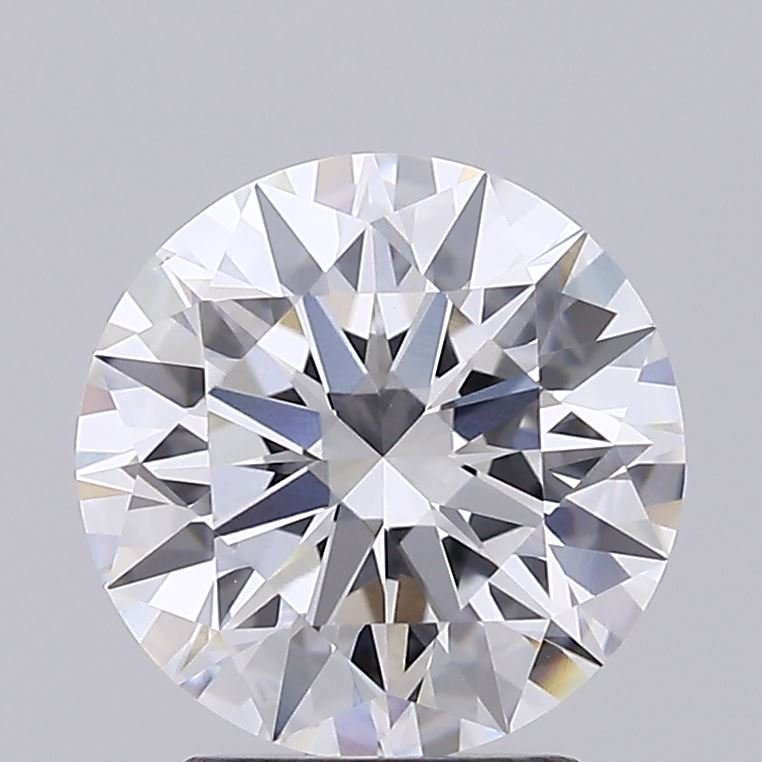 2.71ct D SI1 Rare Carat Ideal Cut Round Lab Grown Diamond