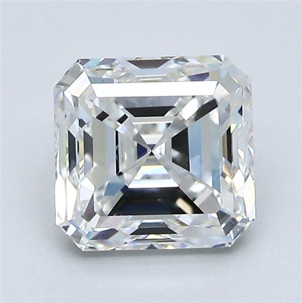 1.80ct F VS1 Very Good Cut Asscher Diamond