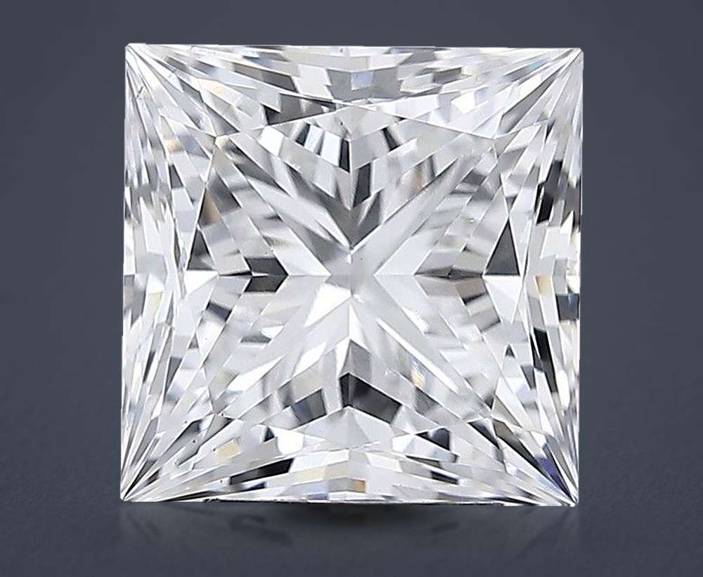 3.97 Carat Princess Lab Diamond