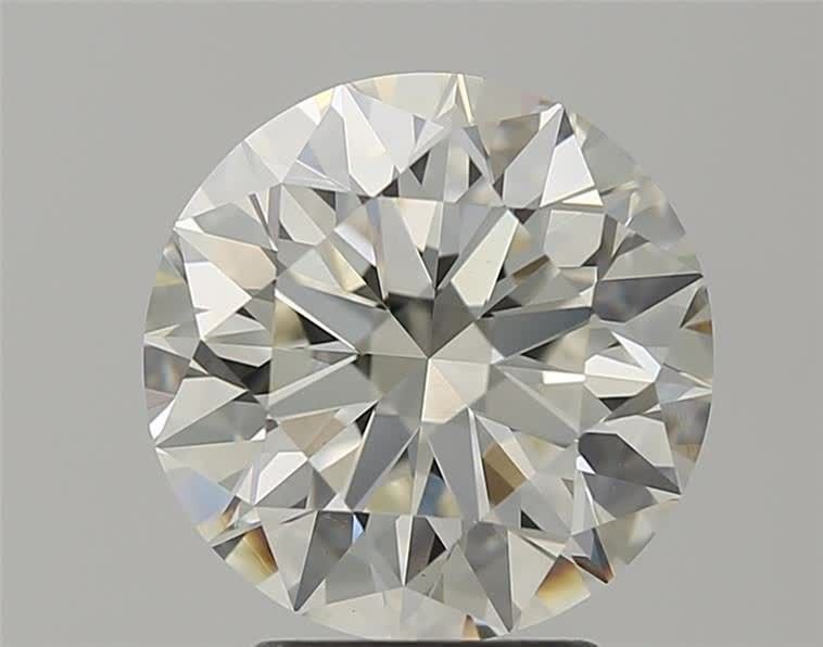 3.22ct K VS1 Rare Carat Ideal Cut Round Diamond