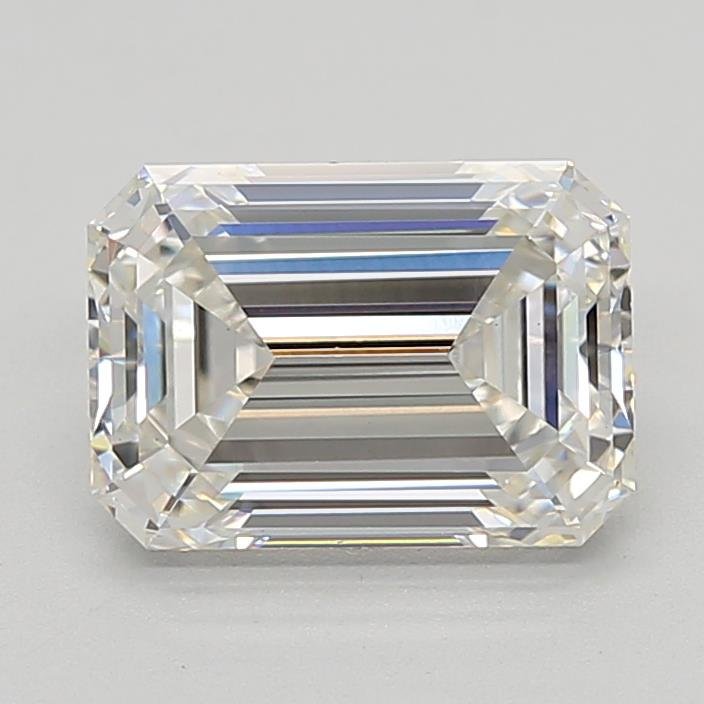 2.03ct G VVS2 Rare Carat Ideal Cut Emerald Lab Grown Diamond